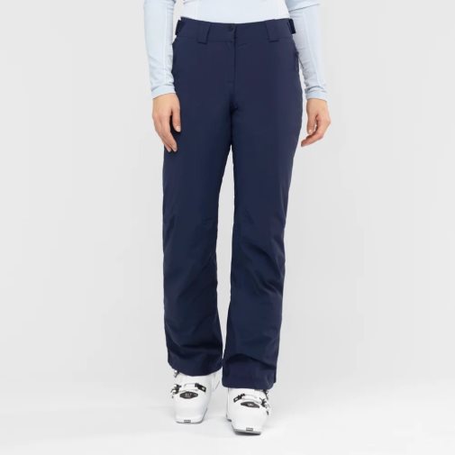 Navy Salomon The Brilliant Women's Ski Pants | PH 58761F